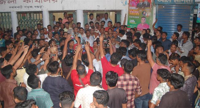 সরকারের পদত্যাগ দাবিতে বগুড়ায় বিএনপির তাৎক্ষণিক সমাবেশ