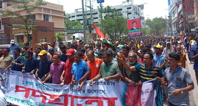 বগুড়ায় বিএনপি-আ’লীগ-পুলিশ দু’দফা সংঘর্ষ, আহত শতাধিক