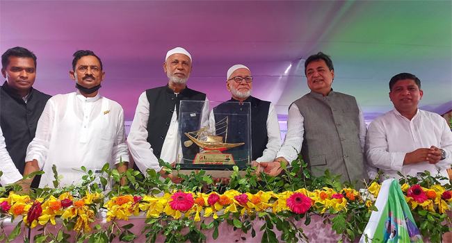 বাজিতপুরে মন্নাফীর সংবর্ধনা স্থানীয় এমপি বিরোধী সমাবেশে পরিণত