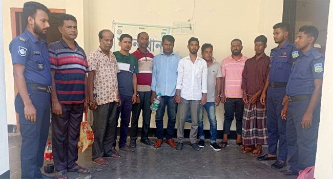 নেত্রকোনার মদনে বিএনপির ৮ নেতাকর্মী আটক