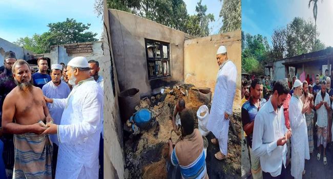 ঈশ্বরদীতে ক্ষতিগ্রস্ত কৃষকদের পাশে পাবনা জেলা জামায়াত