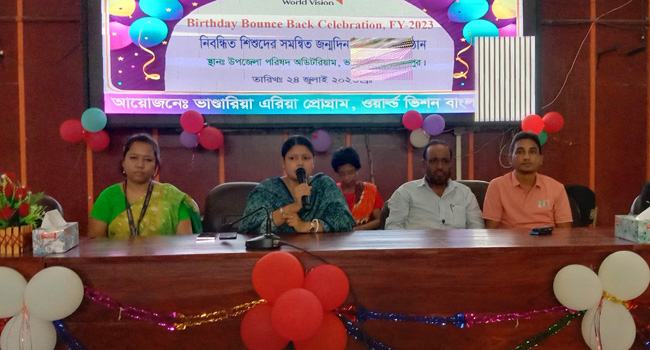 ভান্ডারিয়ায় ১০০ দরিদ্র শিশুর জন্মদিন পালন