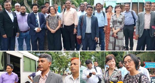 আখাউড়ায় জাতিসঙ্ঘের অর্থনৈতিক প্রতিনিধি দলের বৈঠক