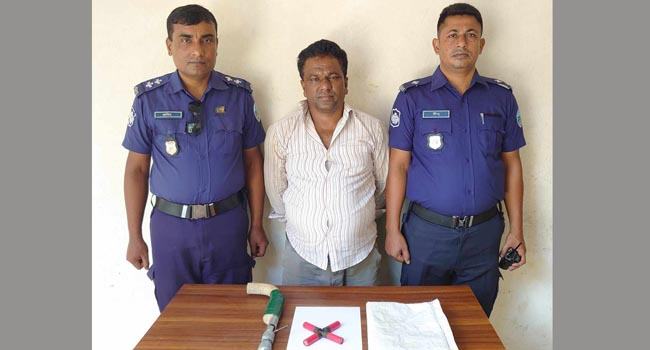 আশুগঞ্জের আলোচিত সন্ত্রাসী ধীরা গ্রেফতার