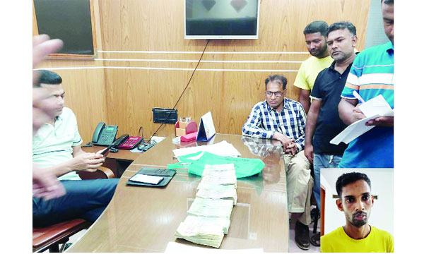 সিংড়ায় ব্যাংক ক্যাশিয়ারের ছিনতাই নাটক : ৬ লাখ টাকা উদ্ধার