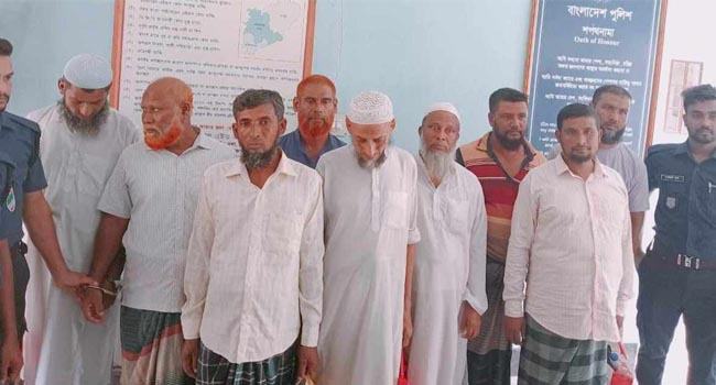 গাংনীতে জামায়াতের ১০ নেতাকর্মী গ্রেফতার