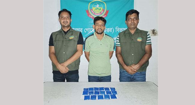 টেকনাফের মাদককারবারি ইয়াবাসহ টঙ্গীতে গ্রেফতার