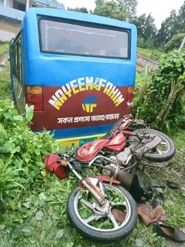 ওসমানীনগরে সড়ক দুর্ঘটনায় মোটরসাইকেল আরোহী নিহত