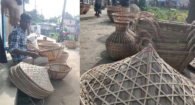 বিলুপ্তির পথে বাঁশের তৈরি সামগ্রী