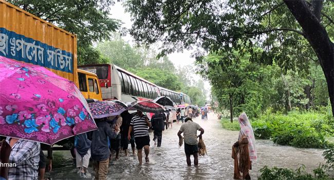 চট্টগ্রামের সাড়ে ৬ লাখ মানুষ পানিবন্দী