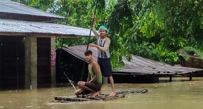 চকরিয়ায় ৫ লাখের অধিক মানুষ পানিবন্দী