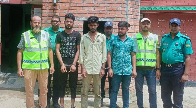 অপহরণ করে মুক্তিপণ দাবি, অপহৃত উদ্ধারসহ ৩ অপহরণকারী আটক