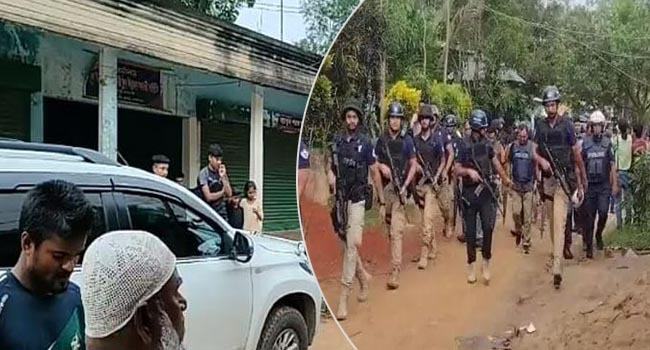 কুলাউড়ায় উগ্রবাদী আস্তানা সন্দেহে অভিযান, আটক ৮