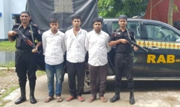 সরাইলে হাফিজ উদ্দিন হত্যার ৩ আসামি র‍্যাবের হাতে গ্রেফতার