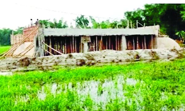 ডিমলায় ধানক্ষেতে ৩৮ লাখ টাকার সেতু