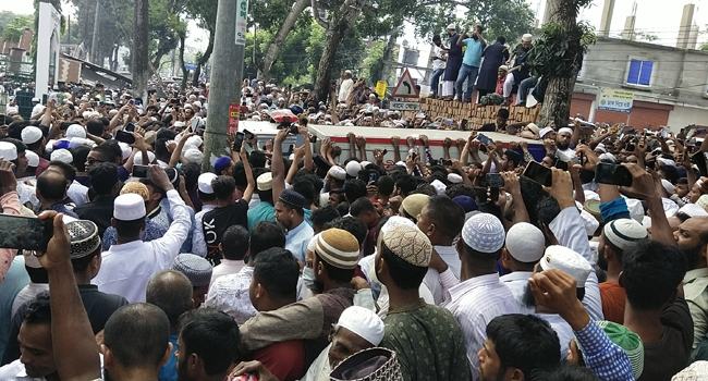 পিরোজপুরে পৌঁছেছে সাঈদীর লাশ