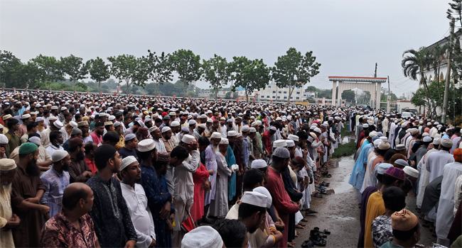 পাবনায় আল্লামা সাঈদীর গায়েবানা জানাজা অনুষ্ঠিত