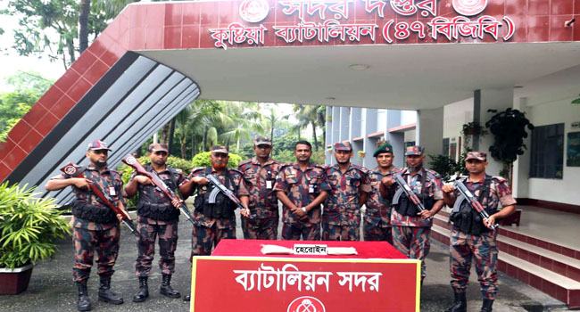 কুষ্টিয়ার মিরপুরে ট্রেন থেকে ১ কেজি ৪০০ গ্রাম হেরোইন জব্দ