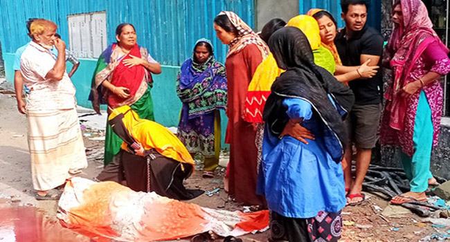 সিদ্ধিরগঞ্জে নির্মাণাধীন ভবনের ৮তলা থেকে পড়ে যুবকের মৃত্যু