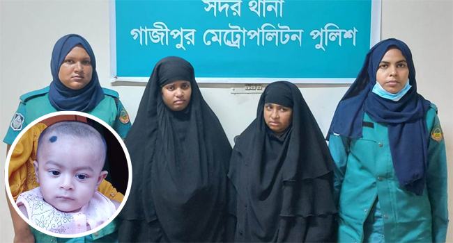 গাজীপুর থেকে অপহৃত শিশু বগুড়ায় উদ্ধার, গ্রেফতার ২
