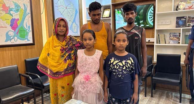 আড়াইহাজারে অপহৃত দুই শিশু উদ্ধার, নারীসহ গ্রেফতার ৩