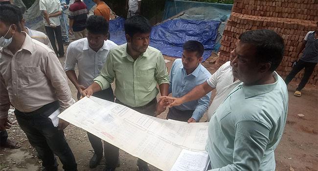 সাভারে রাজউকের অভিযান