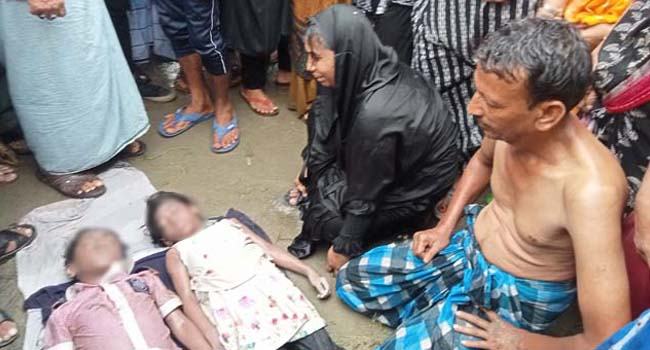 বন্দরে পানিতে ডুবে ভাই-বোনের মৃত্যু