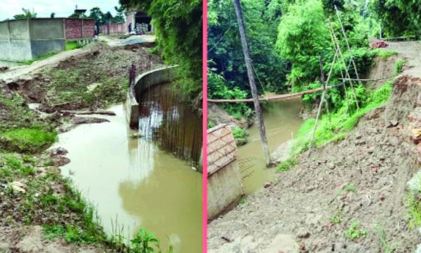 ৩ বছরেও শেষ হয়নি উখিয়ায় হরিণমারা রাস্তার কাজ