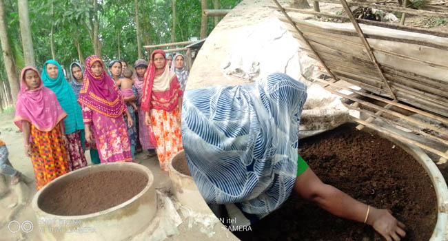 ভার্মি কম্পোস্ট সার উৎপাদন করে ভাগ্য বদলের স্বপ্ন