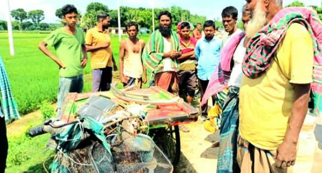 গাংনীতে প্রাইভেটকারের ধাক্কায় ভ্যানচালক নিহত