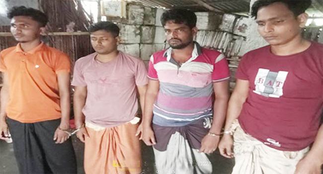 কালিগঞ্জে বাগদা চিংড়িতে পুশের অপরাধে ৪ ব্যবসায়ীর সাজা