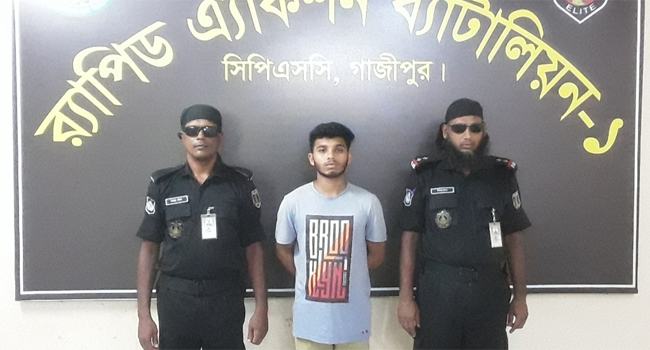 শ্রীপুরে এক অপহরণকারী ও ভিকটিমকে উদ্ধার করেছে র‌্যাব