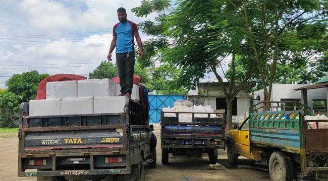 আখাউড়া স্থলবন্দর দিয়ে ৪ হাজার ৭২৫ কেজি ইলিশ রফতানি