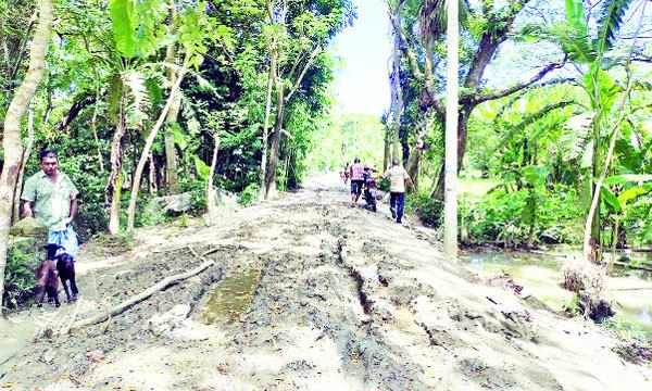 আমতলীতে গ্রামীণ অবকাঠামো সংস্কারে নামমাত্র কাজ করে টাকা উত্তোলন