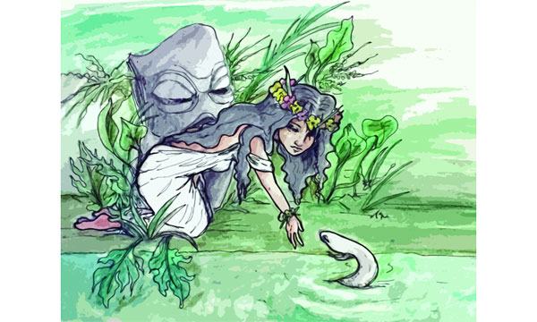 এমু কৌতূহলী