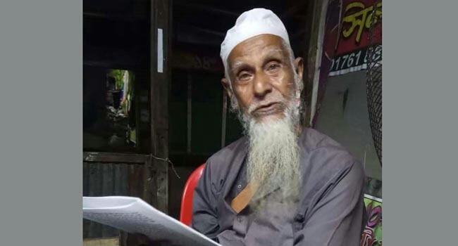 ঈদে মিলাদুন্নবীর আলোচনার সময় মৃত্যুর কোলে ঢলে পরলেন শফিজউদ্দিন মাস্টার