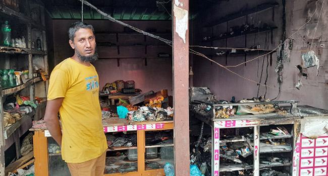 সোনাগাজীতে আগুনে ২টি দোকান পুড়ে ছাই