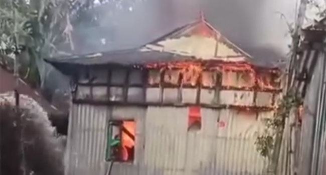সরাইলে আগুনে পুড়ে বসতঘর ছাই, দেড় লক্ষাধিক টাকার ক্ষয়-ক্ষতি