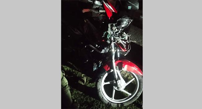মহাদেবপুরে ট্রাকের সাথে মোটরসাইকেলের সংঘর্ষ, চালক নিহত