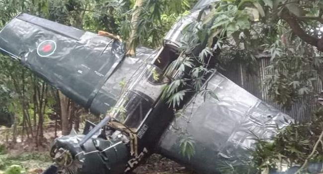 বগুড়ায় প্রশিক্ষণ বিমান বিধ্বস্ত