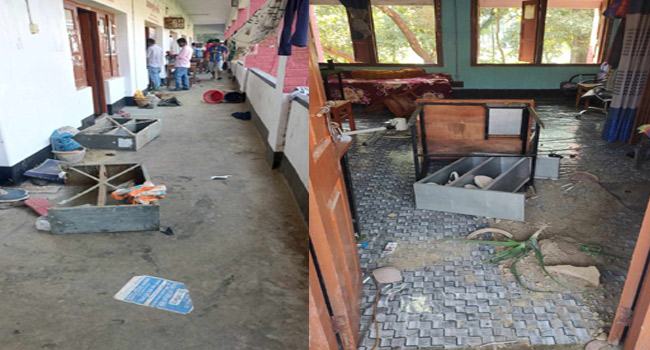 রাবি ছাত্রলীগের কমিটিকে অবাঞ্ছিত ঘোষণা কাঙ্ক্ষিত পদবঞ্চিতদের ক্যাম্পাসে বিক্ষোভ-ভাংচুর
