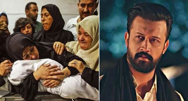 ফিলিস্তিনি মুসলিমদের দেড় কোটি রুপি উপহার দিলেন আতিফ আসলাম