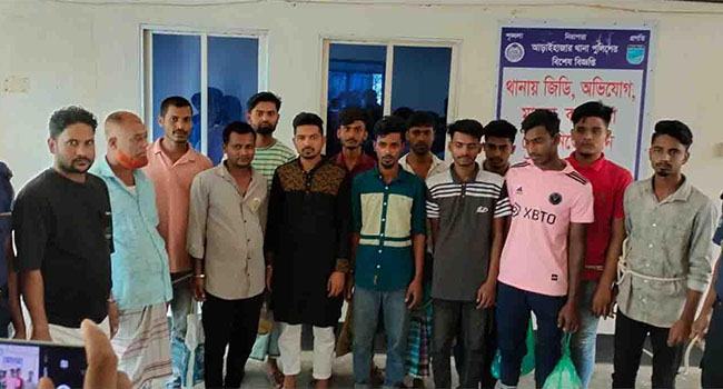 আড়াইহাজারে বিএনপির ৯ নেতাকর্মী গ্রেফতার