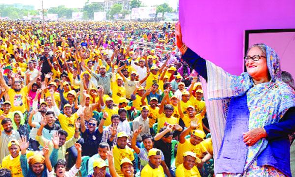আওয়ামী লীগকে ভয় দেখিয়ে কোনো লাভ হবে না : প্রধানমন্ত্রী