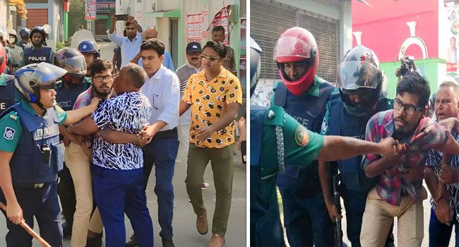 রংপুরে হরতালে টানটান উত্তেজনা, দূরপাল্লার যানবাহন বন্ধ