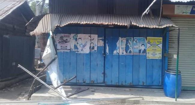 বরগুনায় বিএনপির কার্যালয় ভাঙচুর, আটক ৫