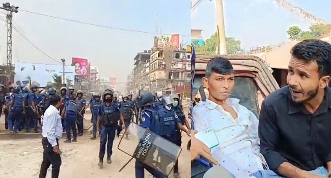 আশুলিয়ায় শ্রমিক-পুলিশ সংঘর্ষে গুলিবিদ্ধসহ আহত ২৫