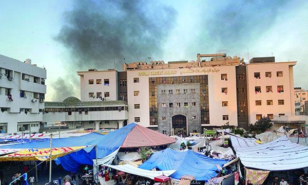 গাজার হাসপাতালে ফের ইসরাইলের হামলা