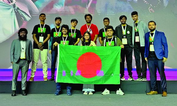 ওয়ার্ল্ড রোবট অলিম্পিয়াডের ফিউচার ইনোভেটরস শ্রেণীতে পঞ্চম বাংলাদেশ