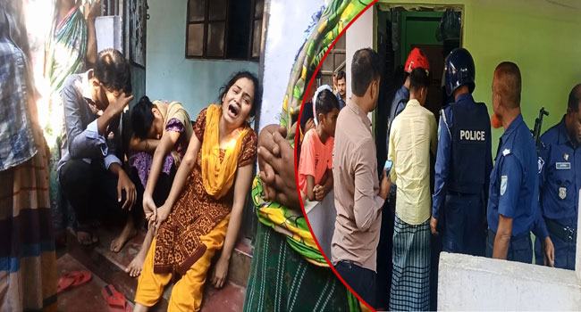 ঘোড়াশালে স্ত্রীকে শ্বাসরোধে হত্যা, স্বামী পলাতক